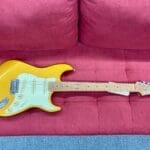 JET Guitars JS-300 Solid Body Electric Guitar – Gold