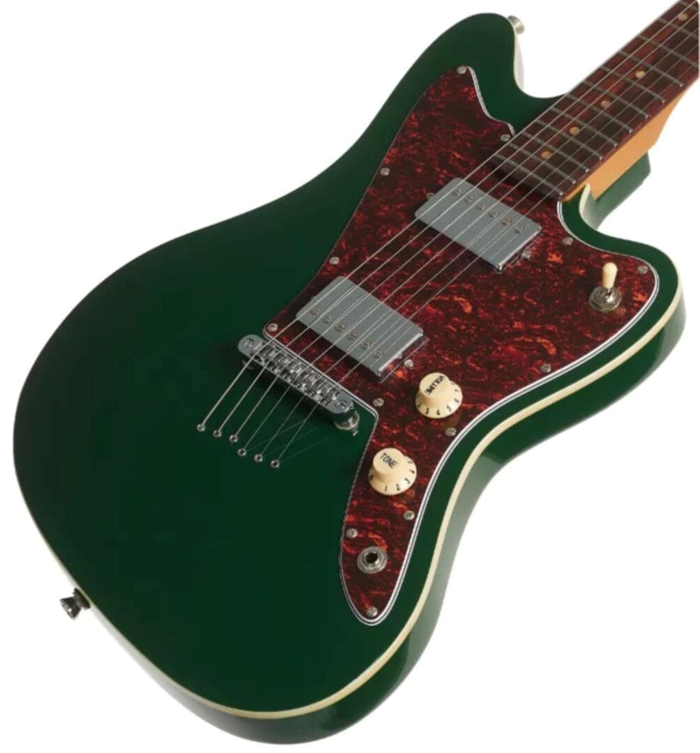 JET Guitars J-350 GR Offset Electric Guitar - Green - Image 5