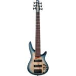 Ibanez SR606E 6-String Electric Bass Guitar – Cosmic Blue Starburst Flat