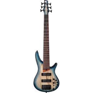 Ibanez SR606E 6-String Electric Bass Guitar - Cosmic Blue Starburst Flat