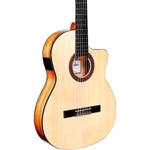 Cordoba C5-CET Thinbody Spalted Maple Nylon-String Acoustic-Electric Guitar - Gloss Spalted Maple