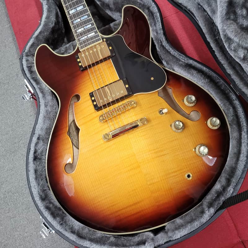 Yamaha SA2200 Semi-Hollow Body with Hardshell Case - Violin Sunburst