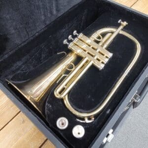 Flugel Horn with Case - Brass