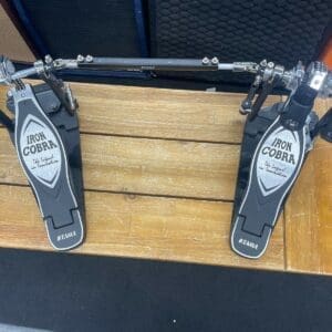 Tama HP900PWN Iron Cobra 900 Series Power Glide Double Bass Drum Pedal - Black/Chrome