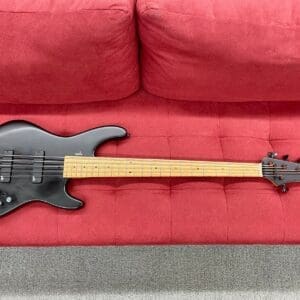Matthieu Combe Alys-5 5-String Bass, Birdseye Maple Neck - Black w/ Agular Pickups