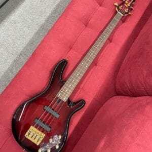 Yamaha BB604 4-String Electric Bass - Redburst Gold Hardware