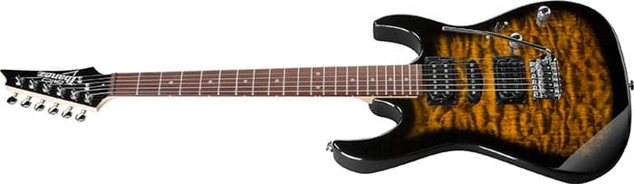 Ibanez GRX70QA Quilt Maple Top Electric Guitar Sunburst - Image 6