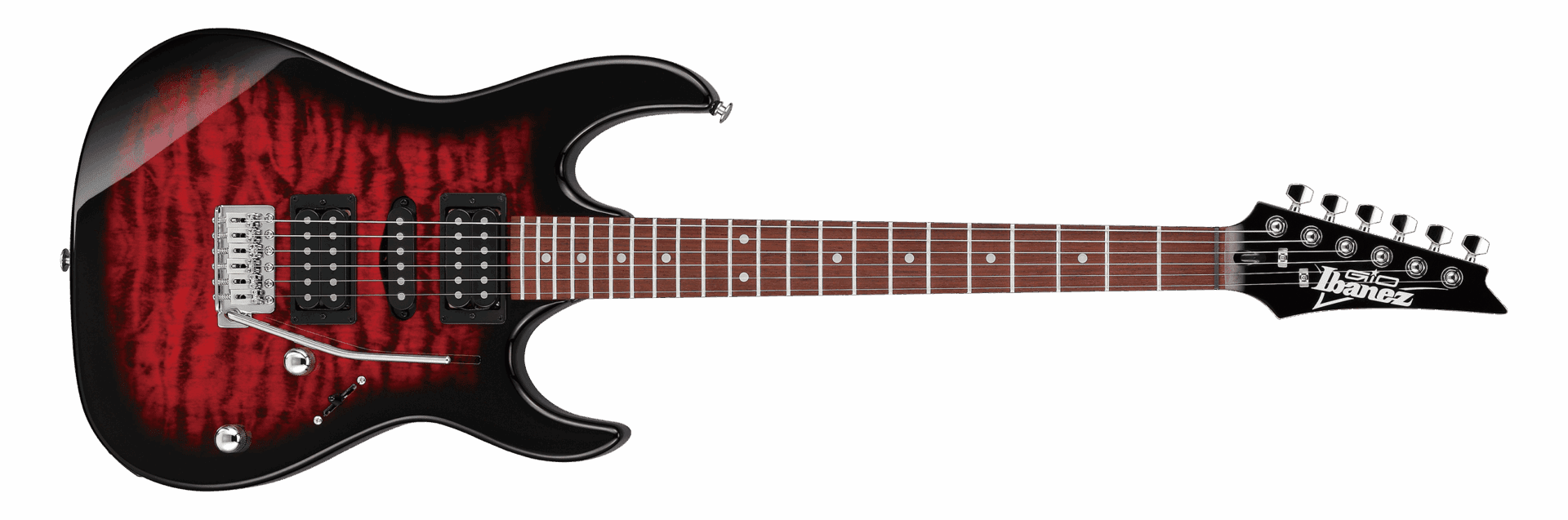 Ibanez GRX70QA-TR Trans Redburst