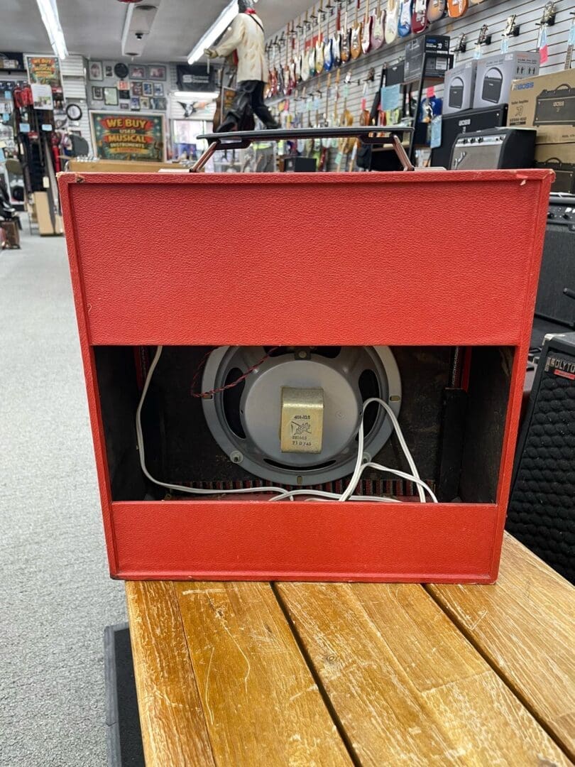 Heathkit Jr Model JK-37 Guitar Combo Amp 60's - Red - Image 3