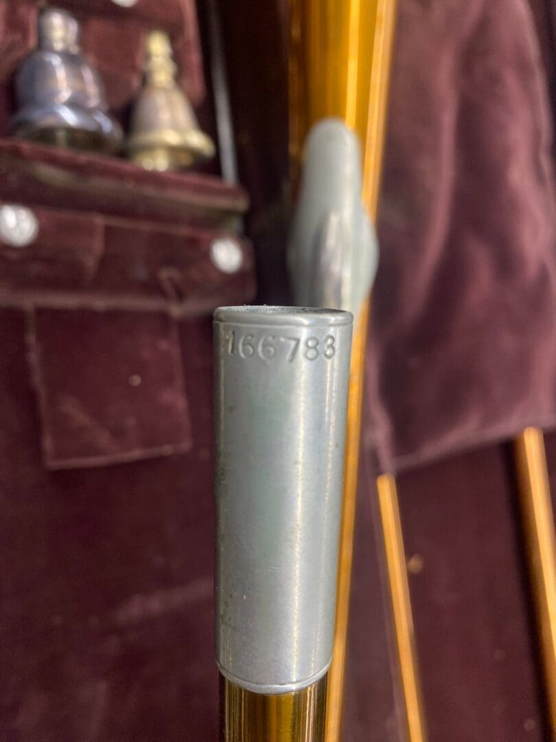 King H.N. White Bass Trombone 1934 - 2-Tone Brass with Original Case - Image 14