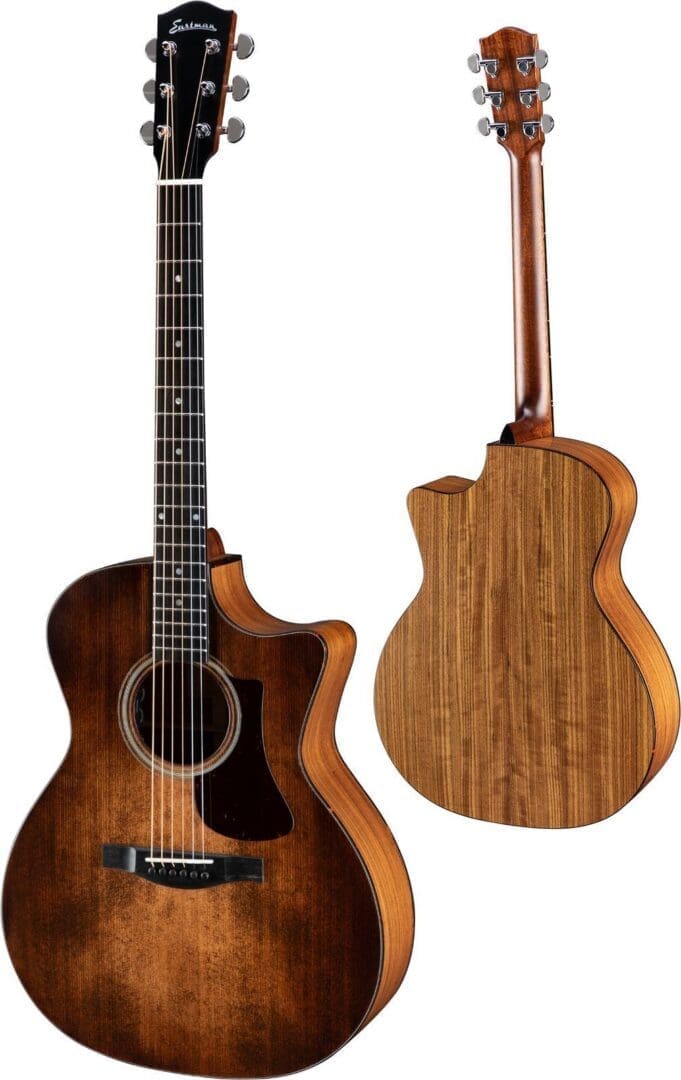 Eastman AC222CE Grand Auditorium Acoustic Electric Guitar W/Bag - Natural - Image 5