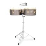 Latin Percussion Matador Series Timbale Set – 14/15 (M257-BNG) – Brushed Nickel