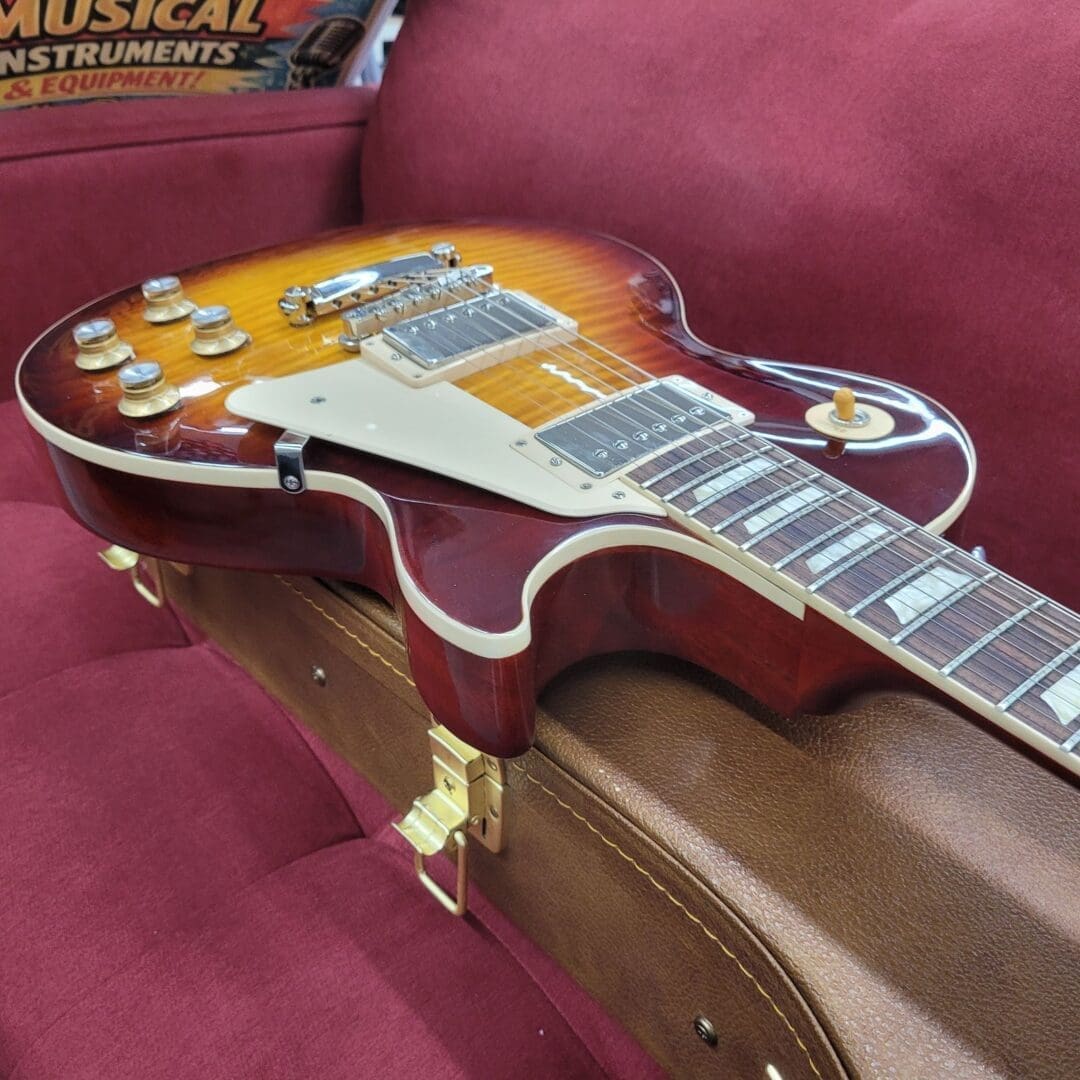 Gibson Les Paul Standard '60s AAA Flame Top 2021 - Bourbon Burst - Image 14