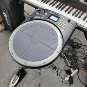 Roland HPD-20 HandSonic Digital Hand Percussion Controller with Stand and Hi Hat Control Pedal - Black