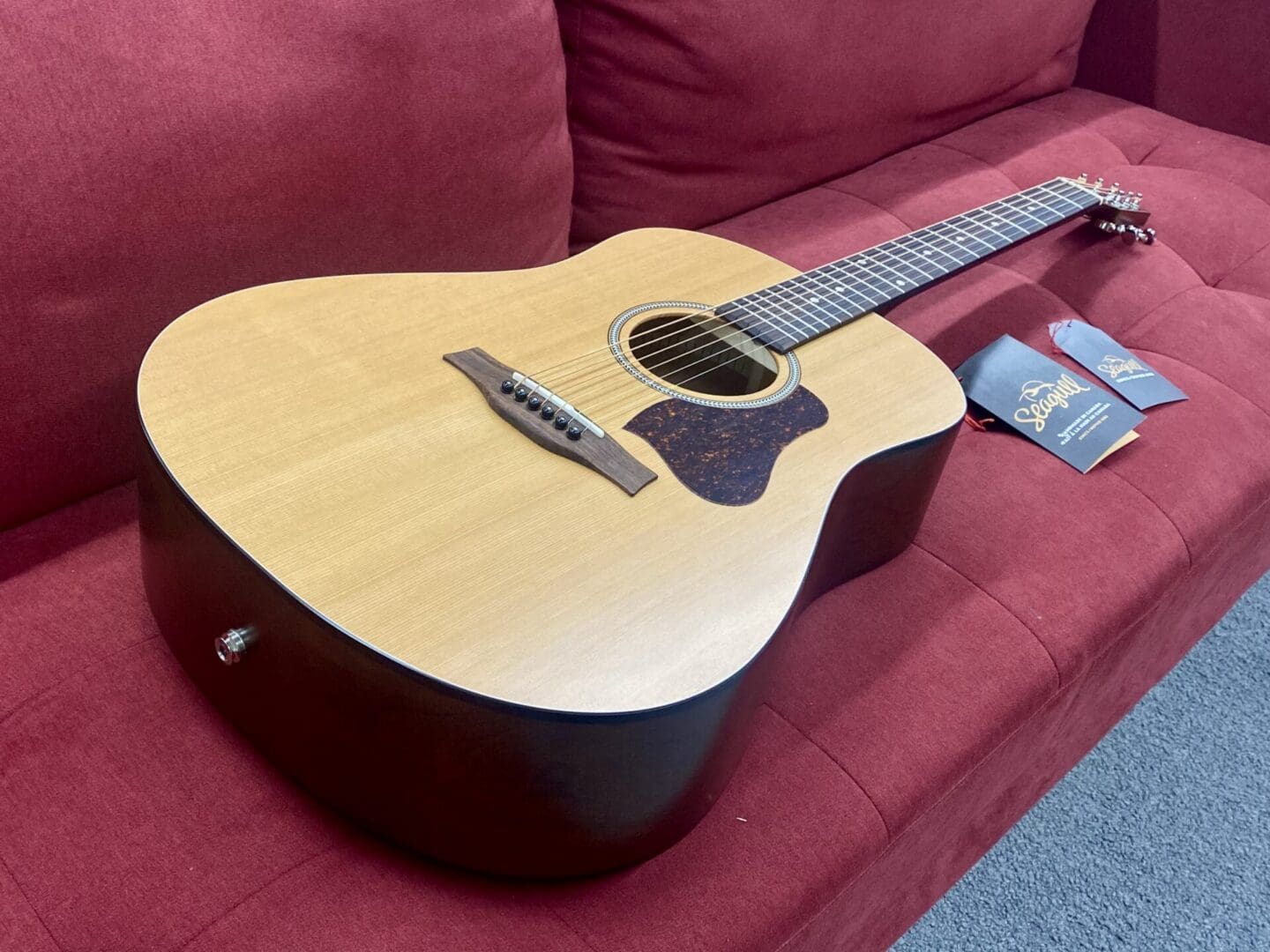 Seagull S6 Original QIT Acoustic-Electric Guitar - Natural - Image 6