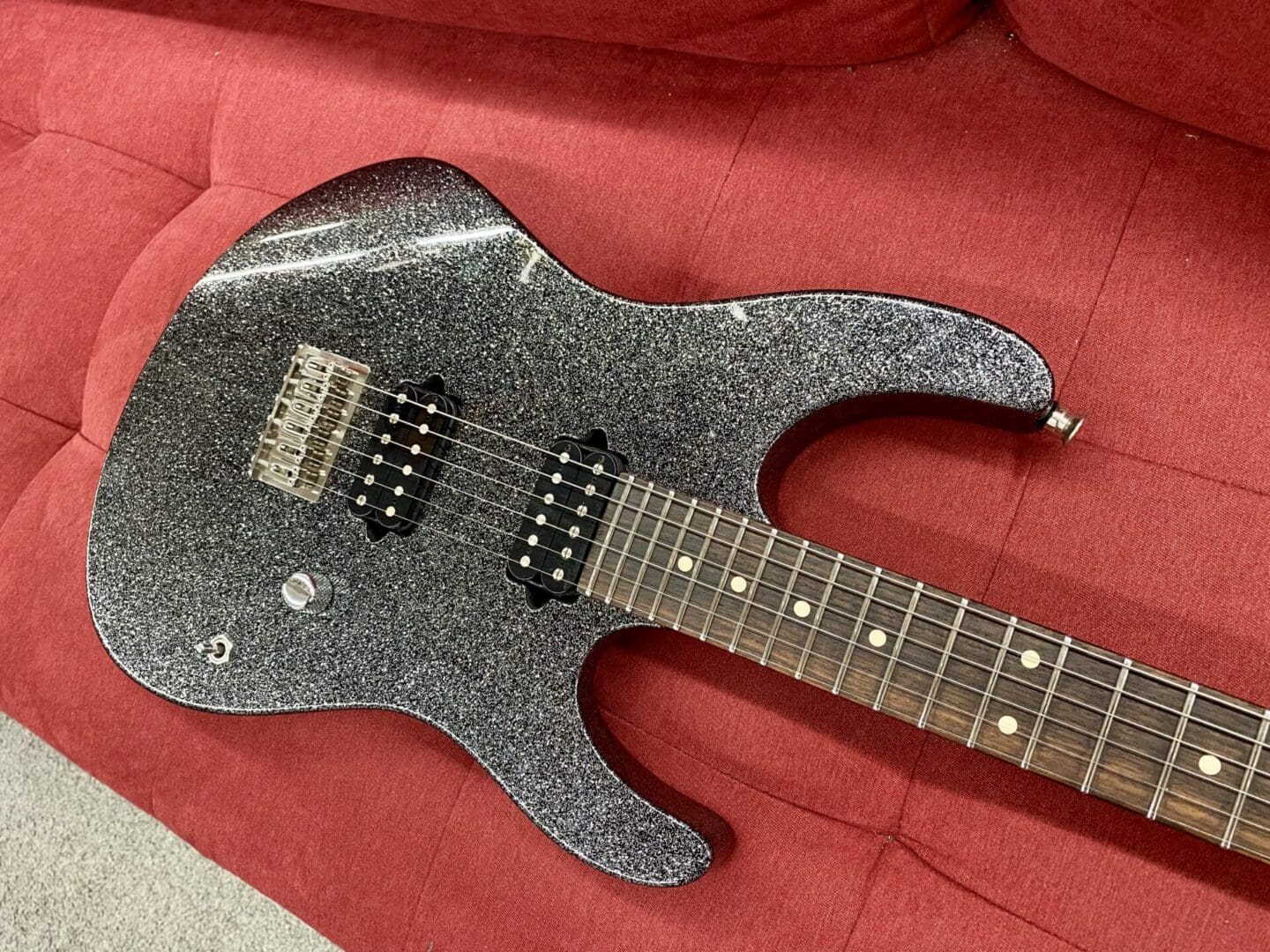 Suhr Modern Electric Guitar 2015 - Graphite Metallic w/ G&G Case - Image 8