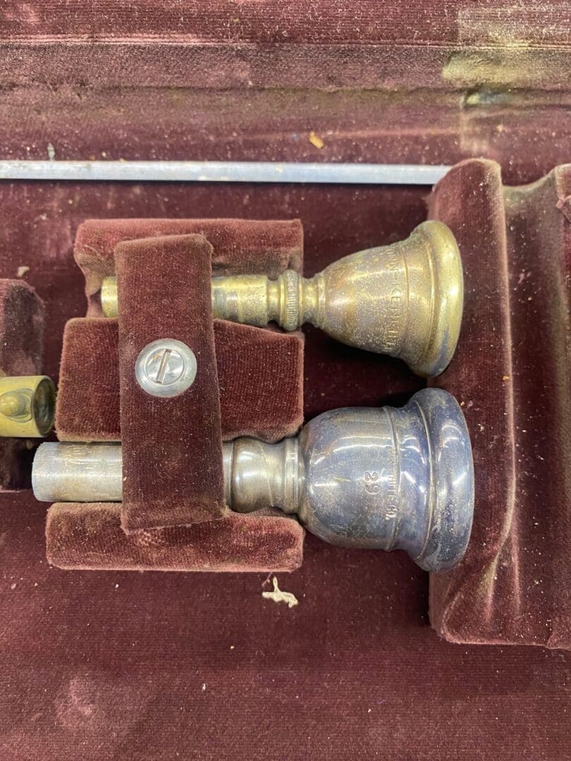 King H.N. White Bass Trombone 1934 - 2-Tone Brass with Original Case - Image 15