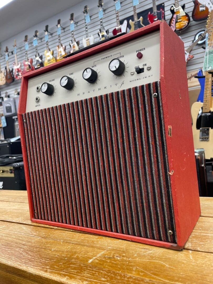 Heathkit Jr Model JK-37 Guitar Combo Amp 60's - Red - Image 12