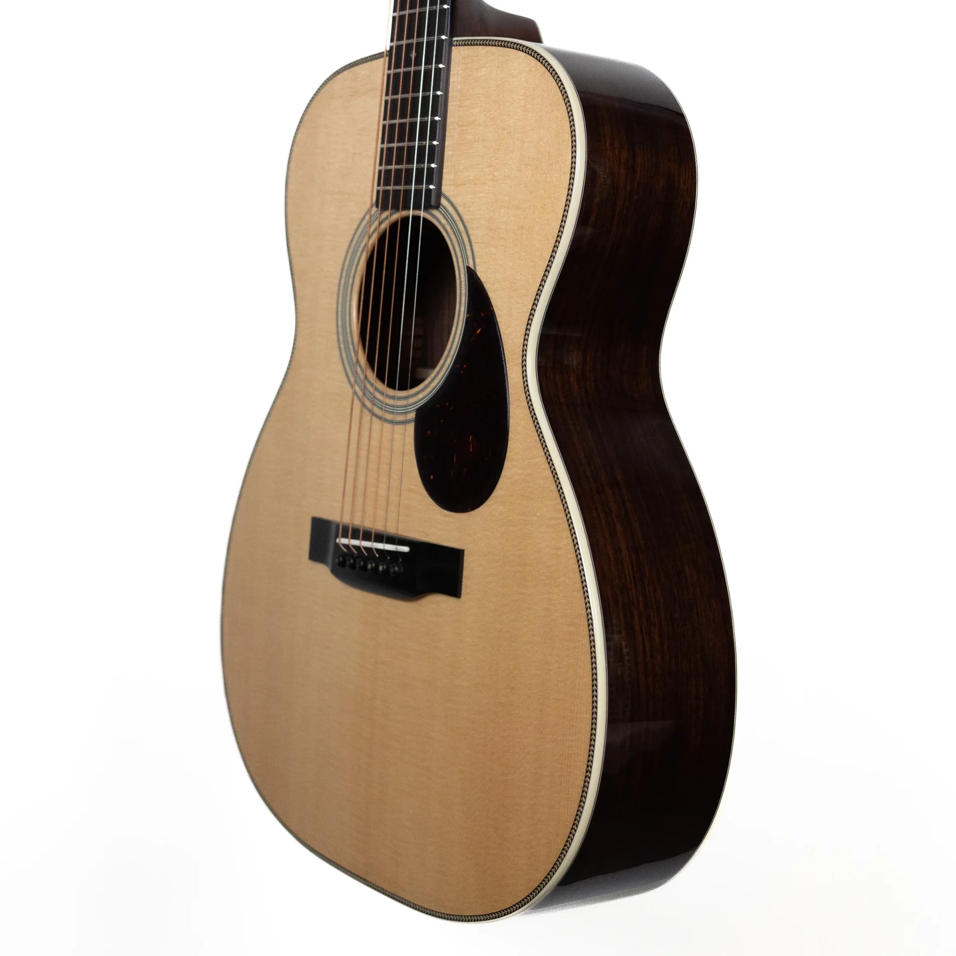 Eastman E8OM-TC Acoustic Guitar - Natural Thermo Cure w/ Case - Image 6