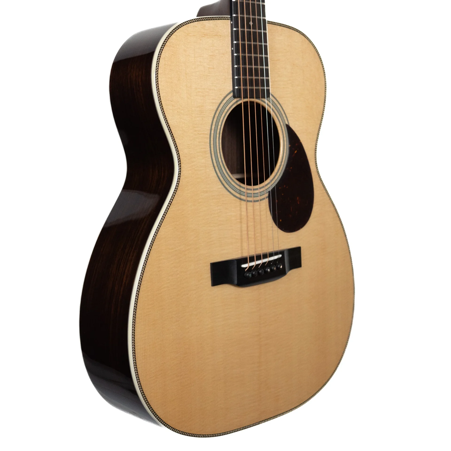 Eastman E8OM-TC Acoustic Guitar - Natural Thermo Cure w/ Case - Image 7
