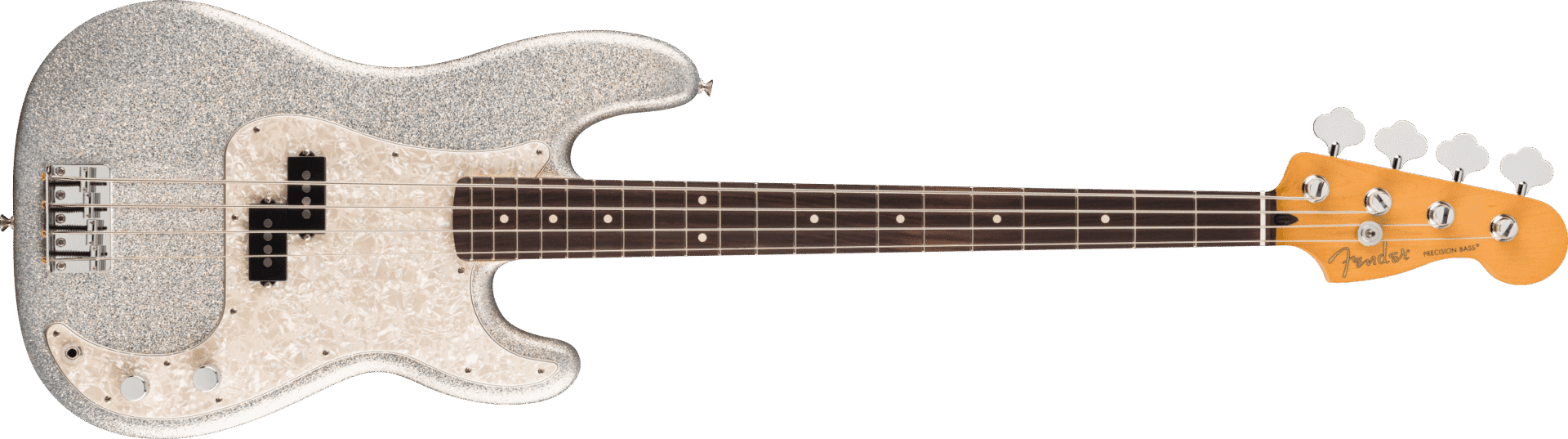 Fender 75th Anniversary Player II Sparkle Precision Bass - Diamond Dust Sparkle - Image 4