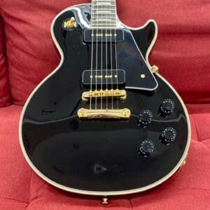 Epiphone Les Paul Custom P-90 Electric Guitar 2023 - Ebony