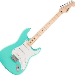 Squier Squier Sonic® Stratocaster HT, Maple Fingerboard, White Pickguard - Sea Foam Green