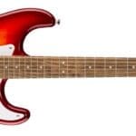 Squier Squier Sonic Stratocaster, White Pickguard – Sienna Sunburst
