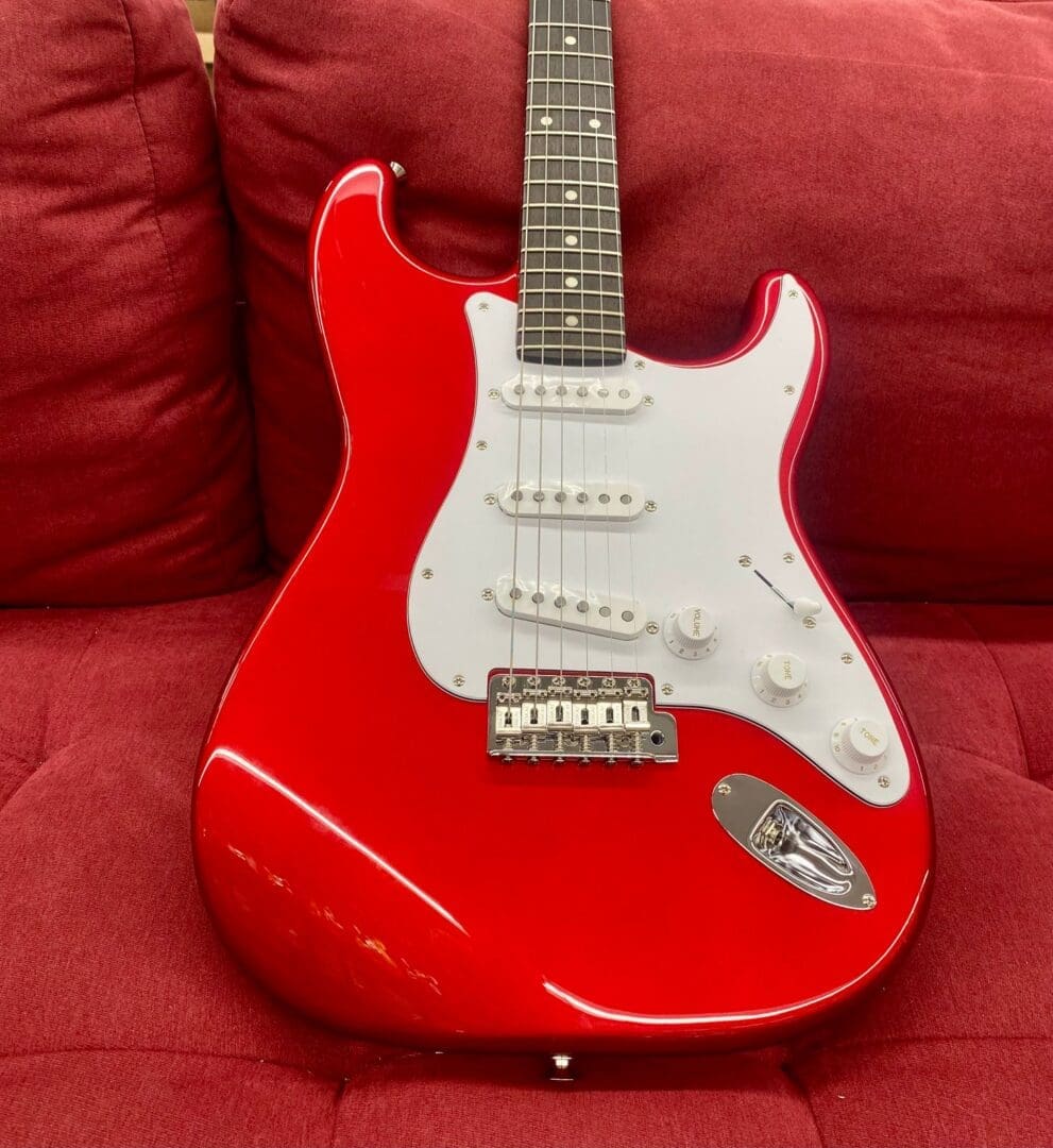 Tokai TOK-AST-101R-CAR SSS-style Guitar, Alder Body, Rosewood Fretboard - Candy Apple Red w/ Bag - Image 6
