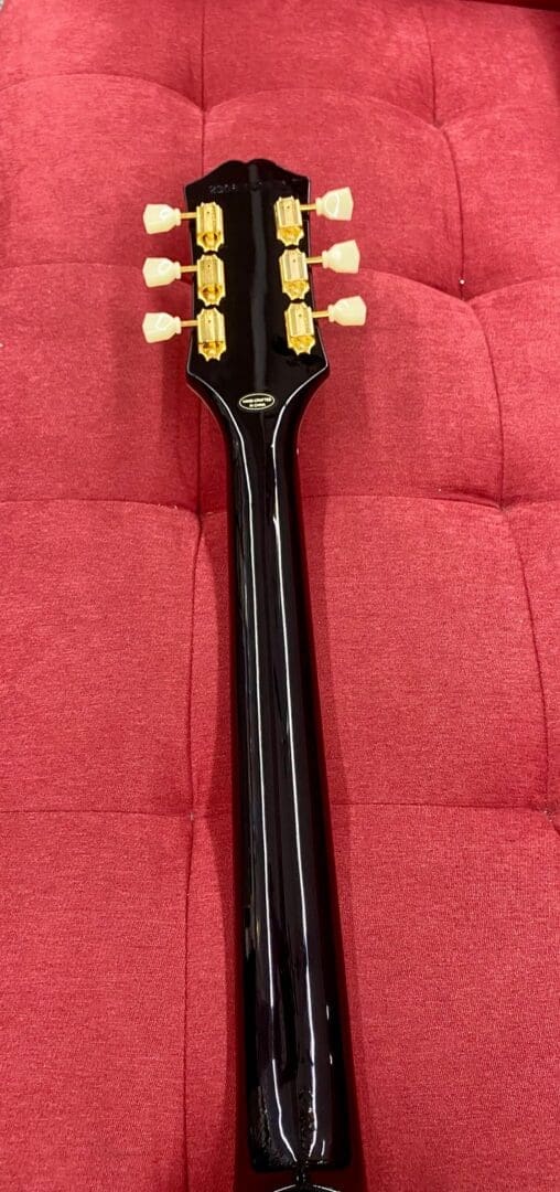 Epiphone Les Paul Custom P-90 Electric Guitar 2023 - Ebony - Image 7