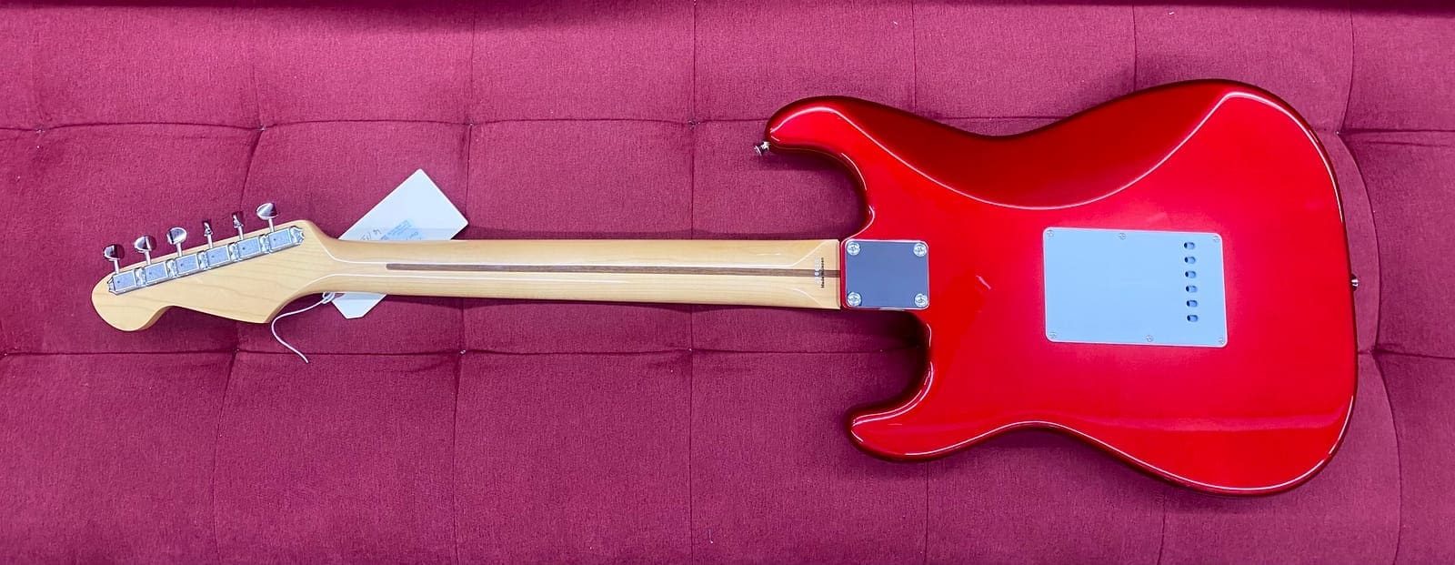 Tokai TOK-AST-101R-CAR SSS-style Guitar, Alder Body, Rosewood Fretboard - Candy Apple Red w/ Bag - Image 10