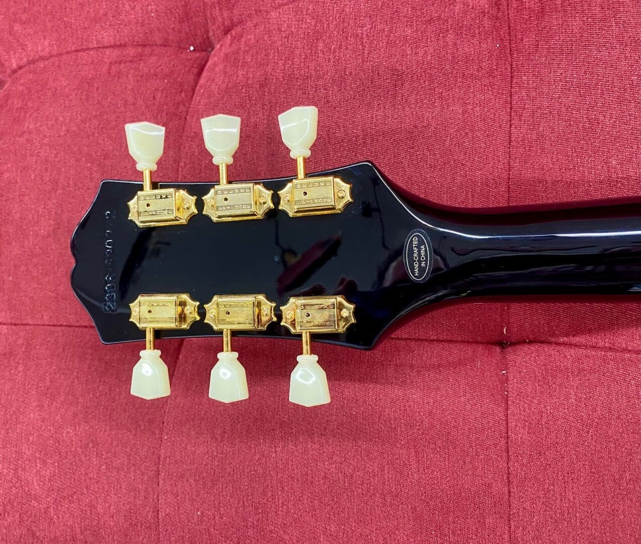 Epiphone Les Paul Custom P-90 Electric Guitar 2023 - Ebony - Image 15