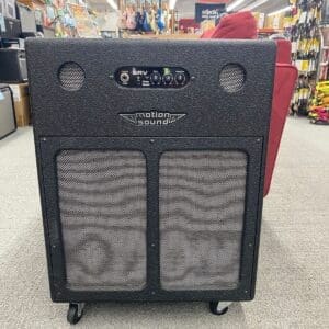 Motion Sound SRV-212 Passive 2x12 Rotary Extension Cabinet with Footswitch 4ohm - Black