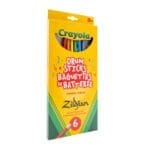 Zildjian Crayola Pack, 6 Kids Drumsticks & Pad – Multi-Color