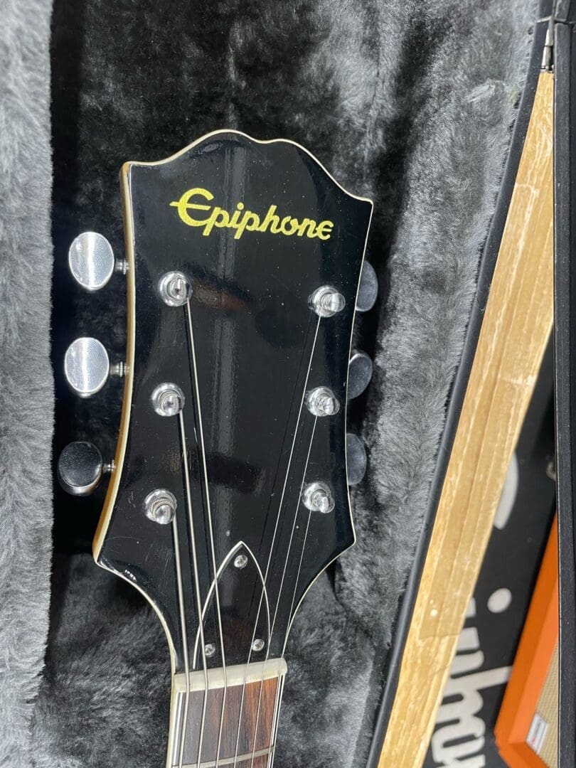 Epiphone 5102TE 1970-71 Semi-Hollow Electric Guitar - Redburst w/ Case - Image 20