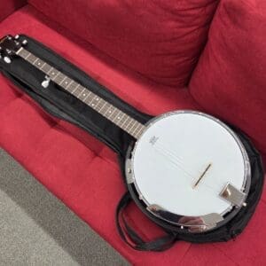 Washburn B8K-A 5-String Banjo with Bag - Red burst