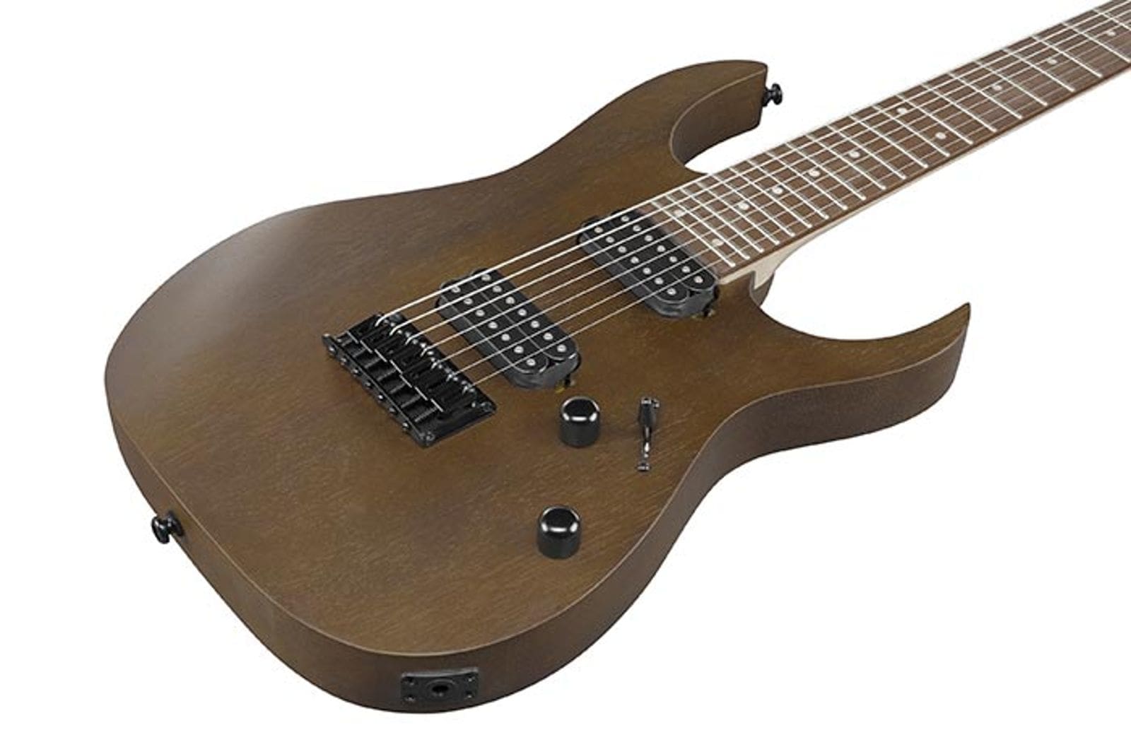 Ibanez RG Series RG7421 Fixed Bridge 7-String Electric Guitar - Flat Walnut - Image 2