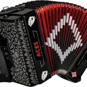 Hohner ACES II 34-Button Accordion with 3 Registers Black FBbEb