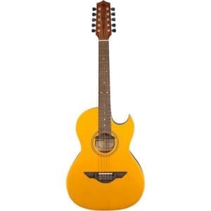 H. Jimenez LBQ1E El Estandar Metal Flake Top Acoustic-Electric Bajo Quinto - Gold Sparkle