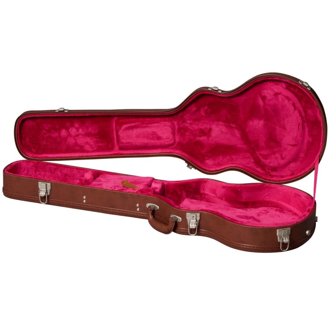Epiphone "Inspired by Gibson Custom" '59 Les Paul Standard with Case - Deep Cherry Sunburst w/Case - Image 3