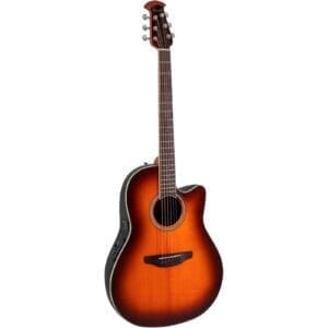 Ovation CS24 Celebrity Series Traditional Mid-Depth Acoustic-Electric Guitar - Sunburst