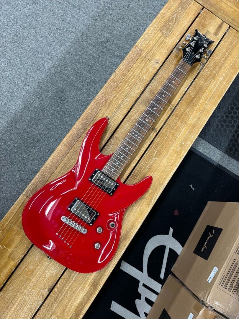 DBZ Barchetta Electric Guitar - Red