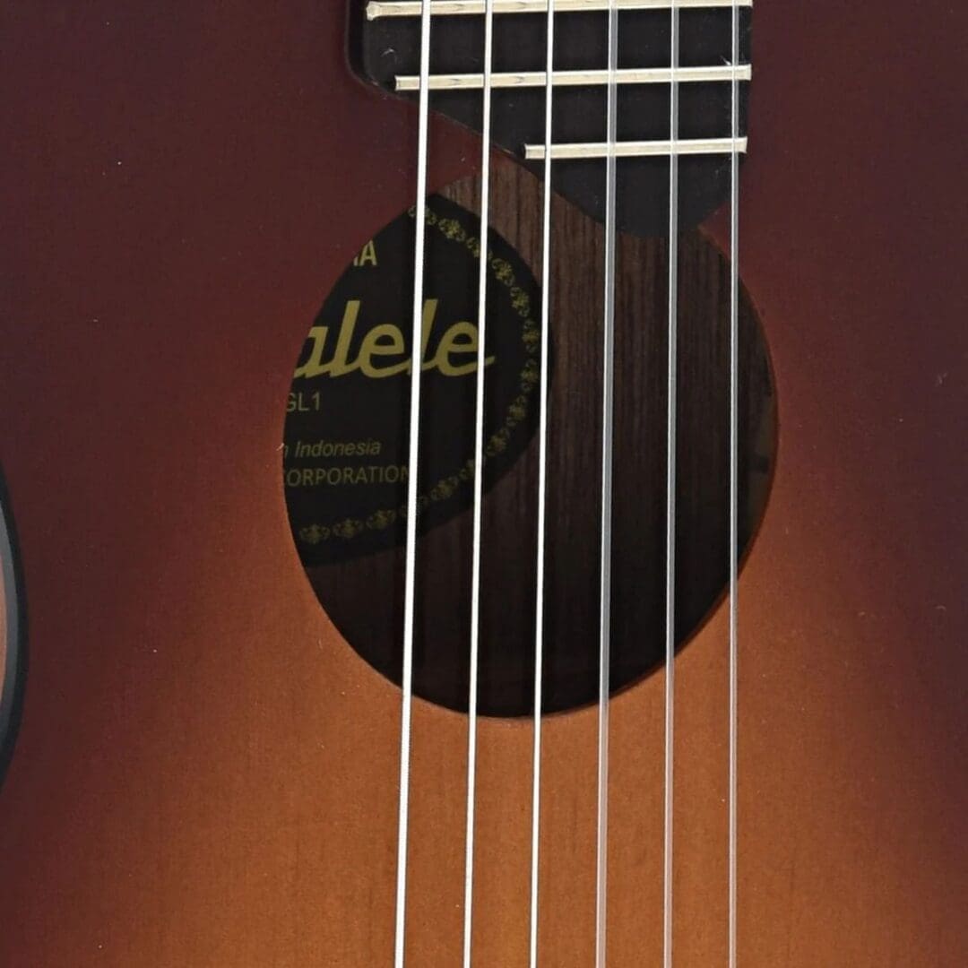 Yamaha GL-1-TBS Guitalele 6-String Ukulele with Bag - Tobacco Brown Sunburst - Image 5