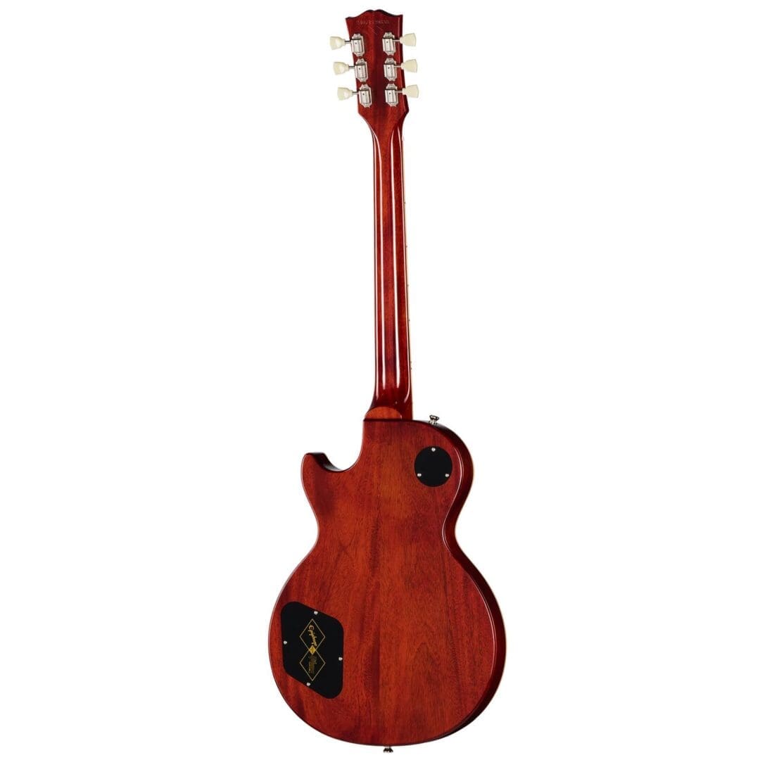 Epiphone "Inspired by Gibson Custom" '59 Les Paul Standard with Case - Deep Cherry Sunburst w/Case - Image 4