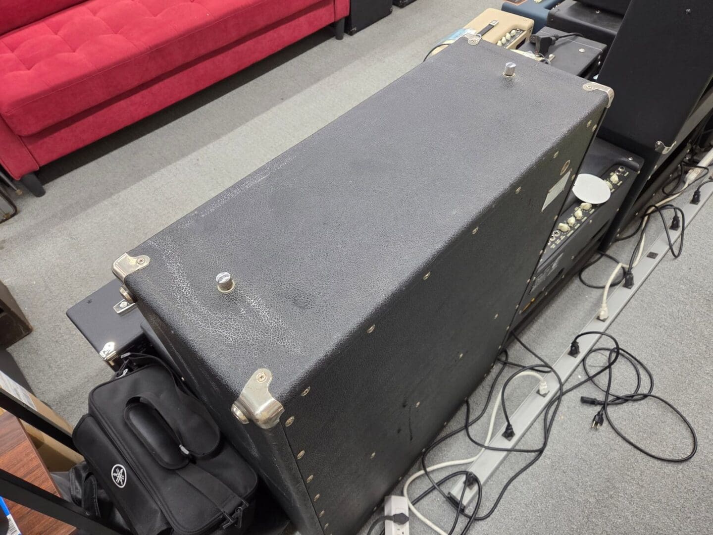Fender Bassman "Drip Edge" 2x15" Guitar Speaker Cabinet With Cover - Silverface Local Pickup Only!! NO Shipping!! - Image 9