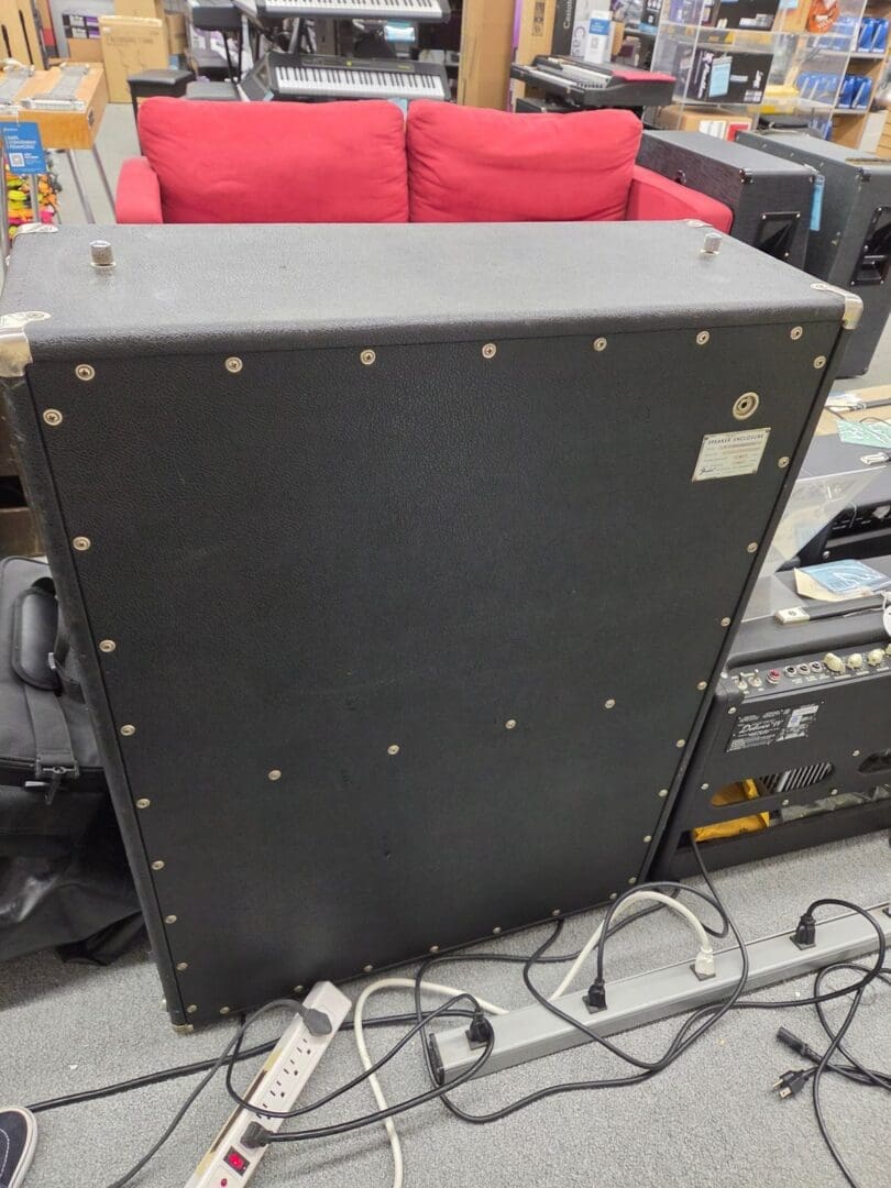 Fender Bassman "Drip Edge" 2x15" Guitar Speaker Cabinet With Cover - Silverface Local Pickup Only!! NO Shipping!! - Image 5