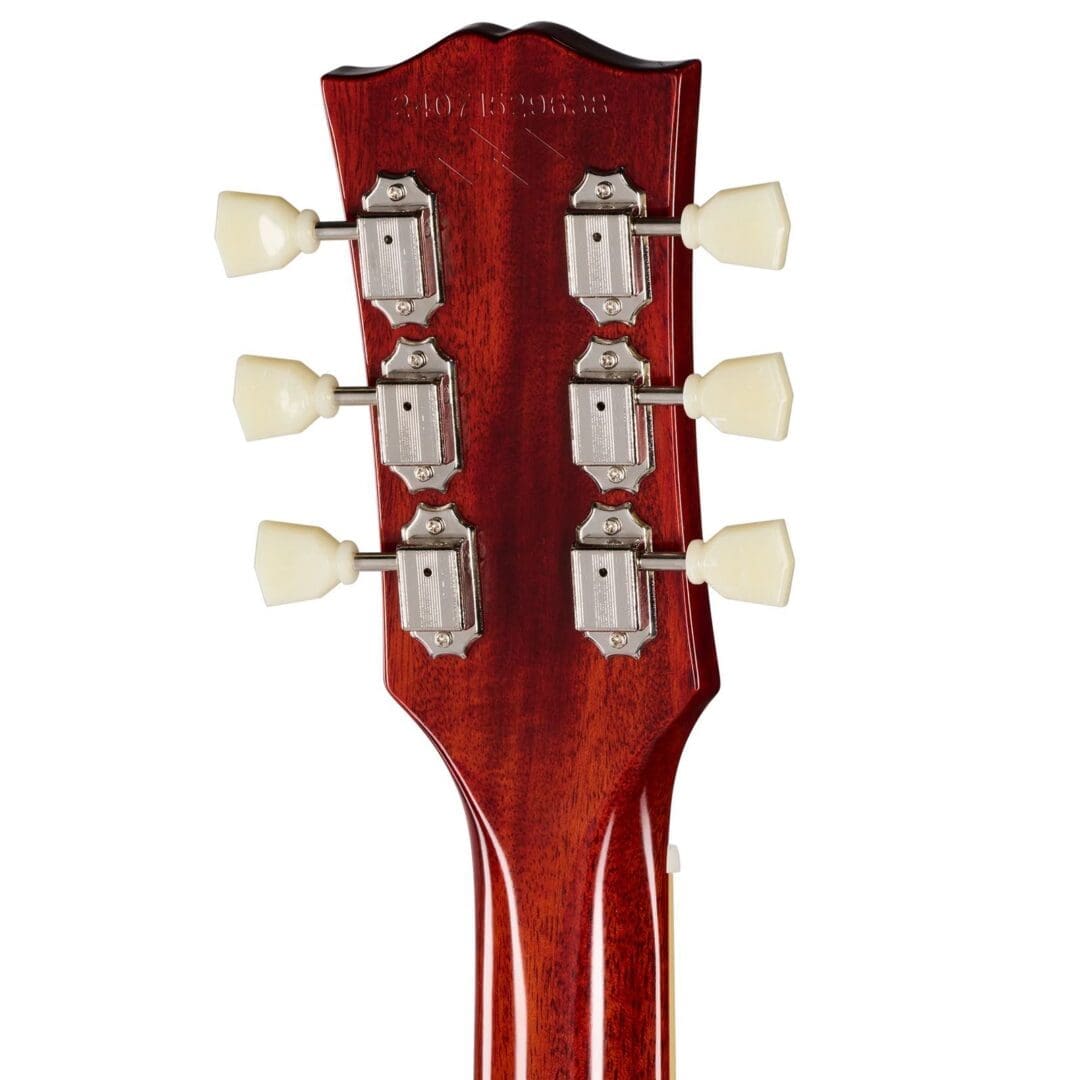 Epiphone "Inspired by Gibson Custom" '59 Les Paul Standard with Case - Deep Cherry Sunburst w/Case - Image 6