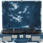 Crosley CR8005F-IN Cruiser Plus Vintage 3-Speed Bluetooth in/Out Suitcase Vinyl Record Player Turntable – Indigo