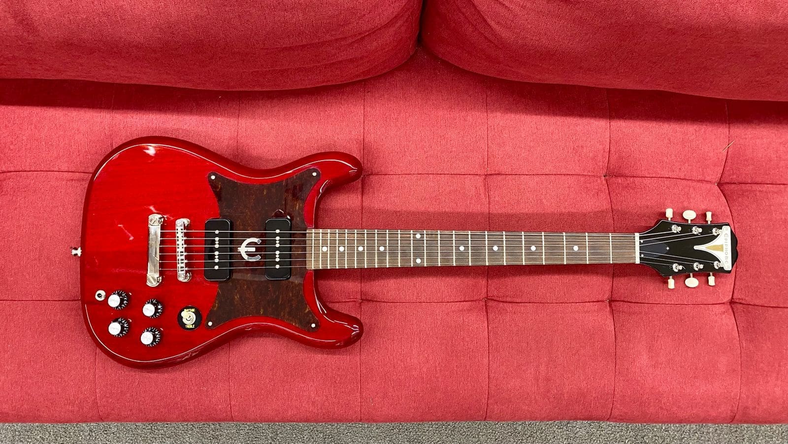 Epiphone Wilshire P-90s Electric Guitar 2021 - Cherry