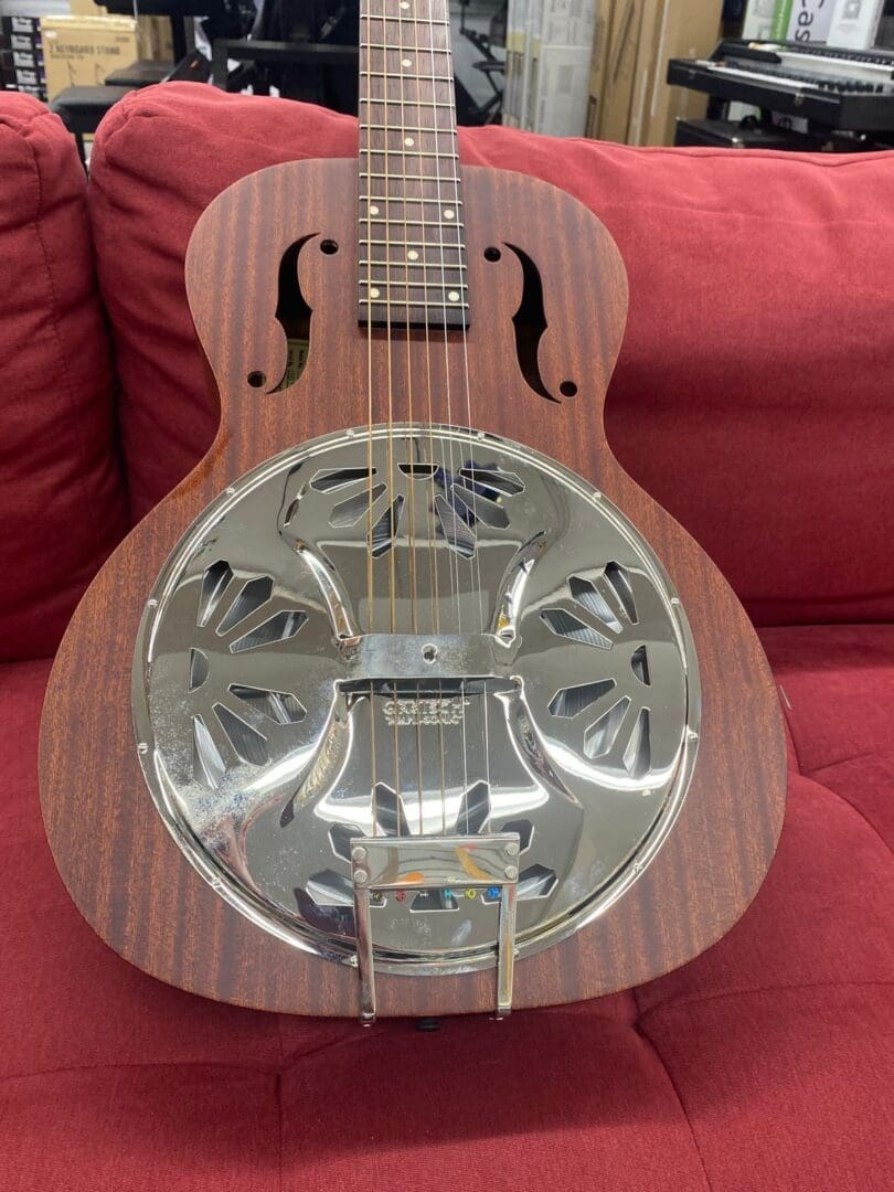 Gretsch G9210 Boxcar Square-Neck Resonator Guitar - Natural Mahogany - Image 9